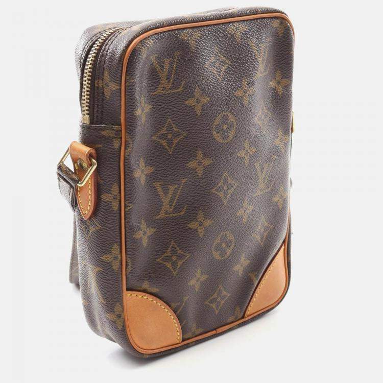 Pre Owned Louis Vuitton Danube Shoulder Crossbody Bag  Monogram