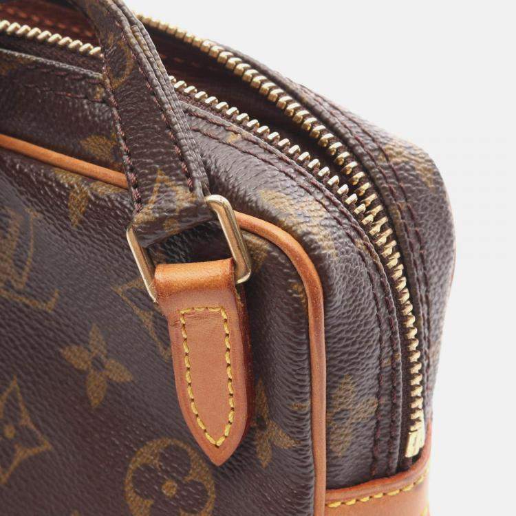 Pre Owned Louis Vuitton Marly Bandouliere Shoulder Bag  Monogram Canvas