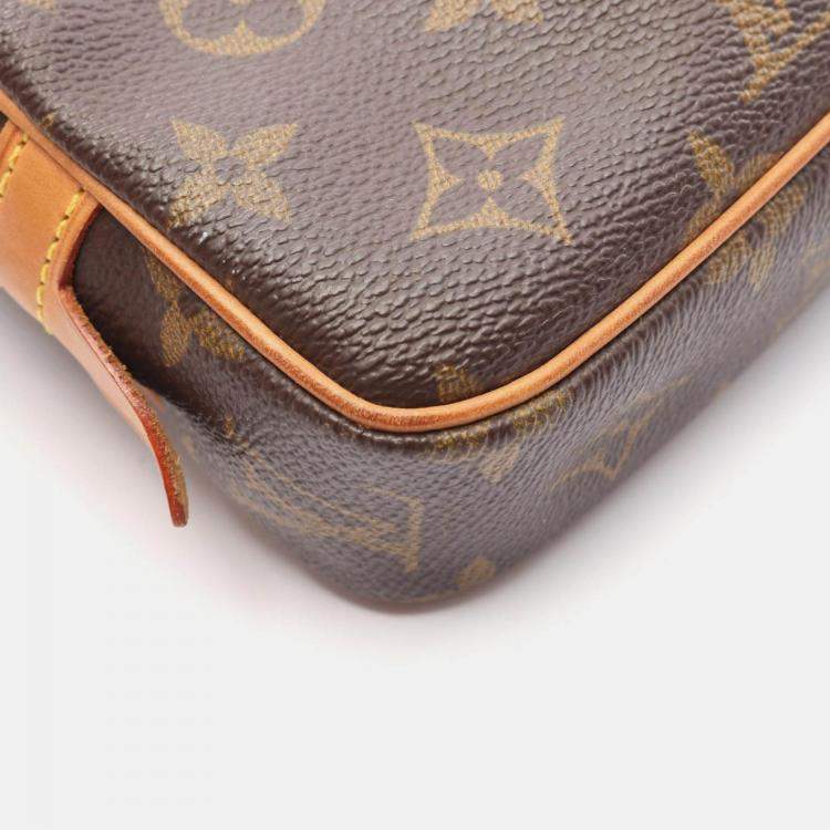 Pre Owned Louis Vuitton Marly Bandouliere Shoulder Bag  Monogram Canvas
