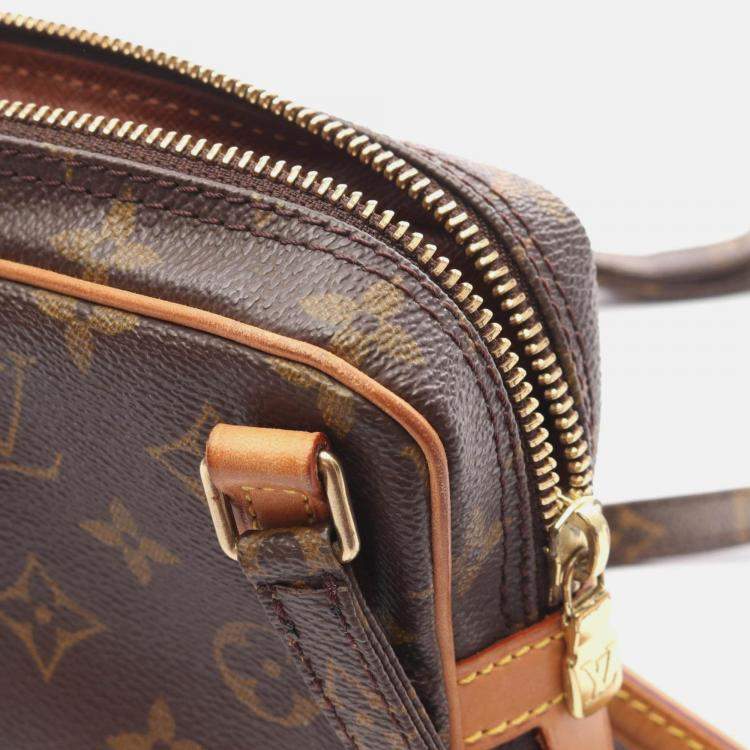 Pre Owned Louis Vuitton Marly Bandouliere Shoulder Bag  Monogram Canvas