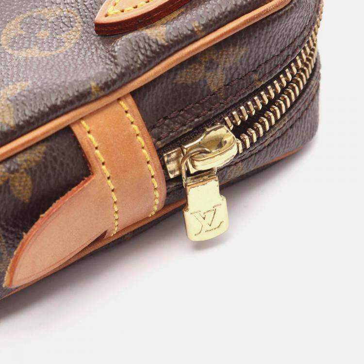 Pre Owned Louis Vuitton Marly Bandouliere Shoulder Bag  Monogram Canvas