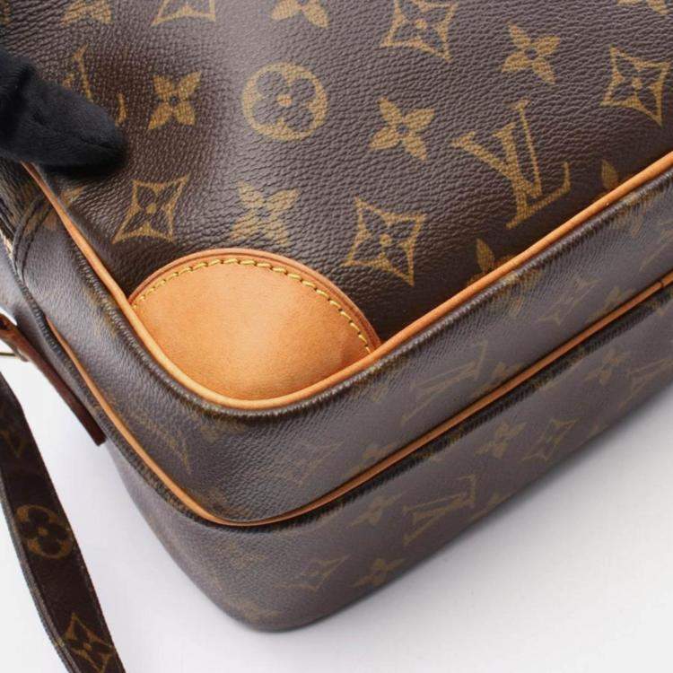 Pre Owned Louis Vuitton Nile Monogram Canvas Shoulder Bag