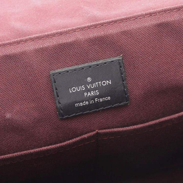 Pre Owned Louis Vuitton District PM Shoulder Bag  Monogram Macassar Brown Black
