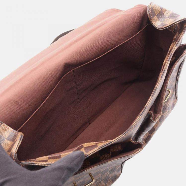 Pre Owned Louis Vuitton Broadway Damier Ebene Coated Canvas Shoulder Bag