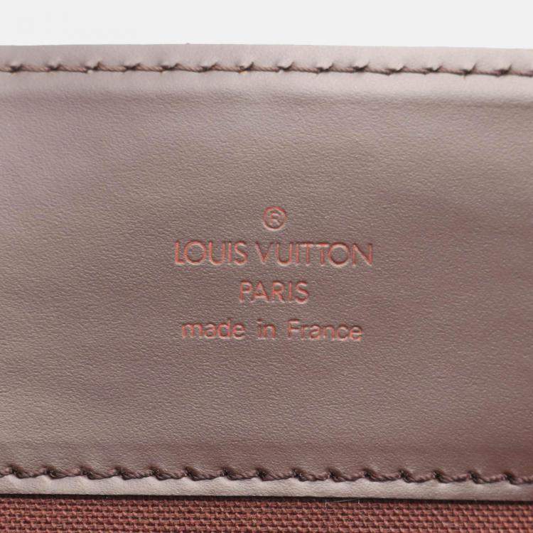Pre Owned Louis Vuitton Broadway Damier Ebene Coated Canvas Shoulder Bag
