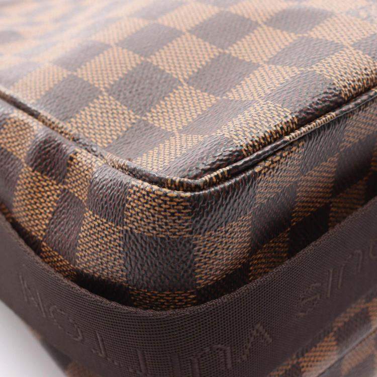 Pre Owned Louis Vuitton Broadway Damier Ebene Coated Canvas Shoulder Bag