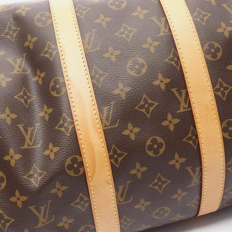 Pre Owned Louis Vuitton Keepall 45 Travel Duffle Handbag  Monogram Canvas