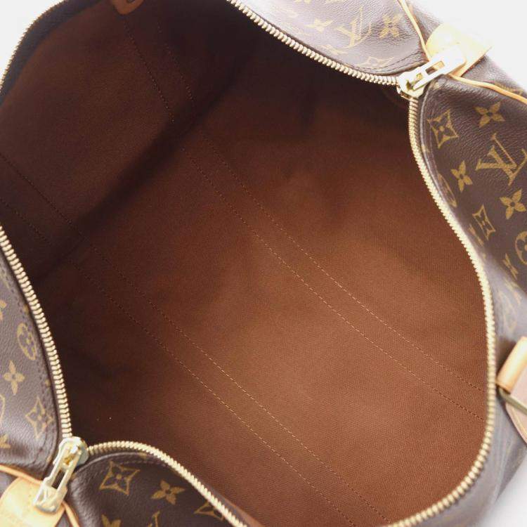 Pre Owned Louis Vuitton Keepall 45 Travel Duffle Handbag  Monogram Canvas