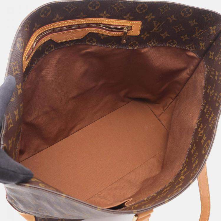 Pre Owned Louis Vuitton Cabas Alto Shoulder Tote Bag  Monogram Canvas