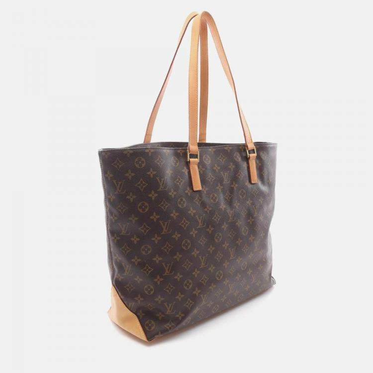 Pre Owned Louis Vuitton Cabas Alto Shoulder Tote Bag  Monogram Canvas