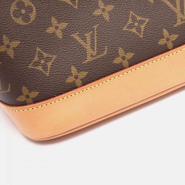 Pre Owned Louis Vuitton Alma PM Monogram Canvas Top Handle Bag