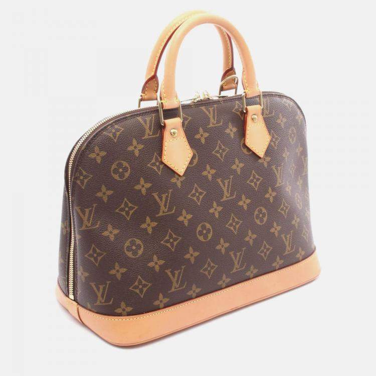 Pre Owned Louis Vuitton Alma PM Monogram Canvas Top Handle Bag
