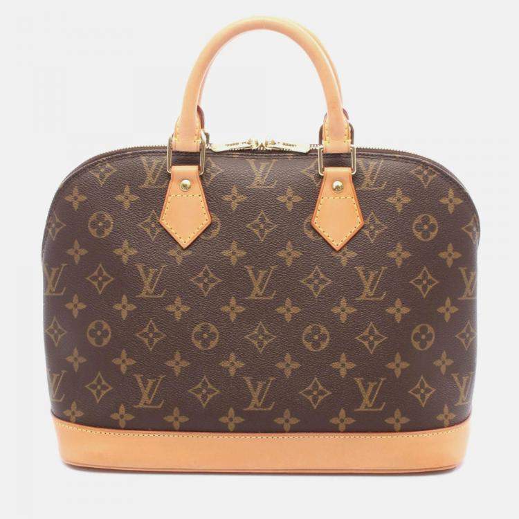 Pre Owned Louis Vuitton Alma PM Monogram Canvas Top Handle Bag