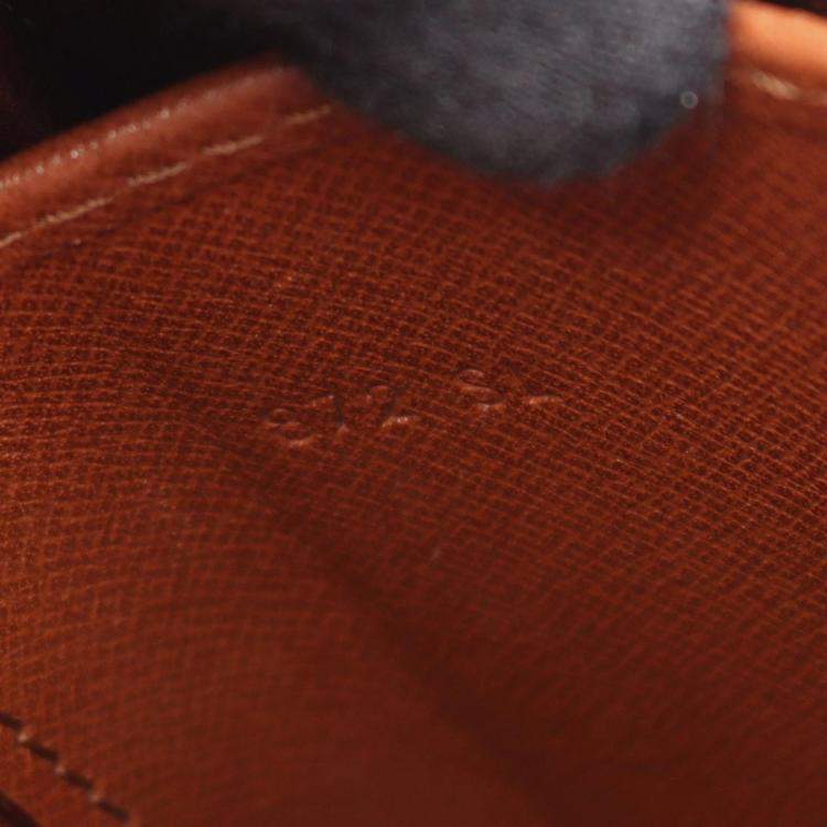 Pre Owned Louis Vuitton Cartouchiere Mm Shoulder Bag  Monogram Canvas Brown