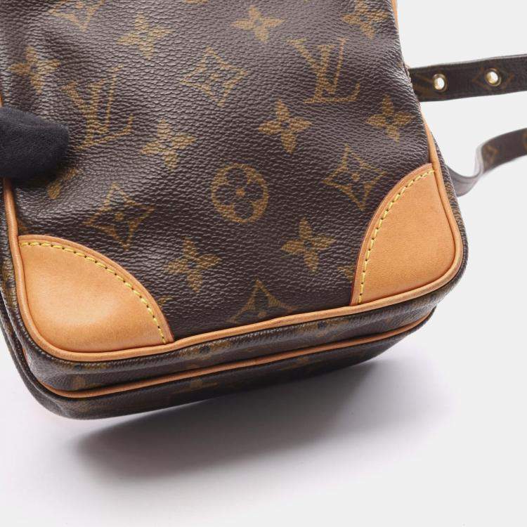 Pre Owned Louis Vuitton Amazon Shoulder Bag  Monogram Canvas Leather Brown