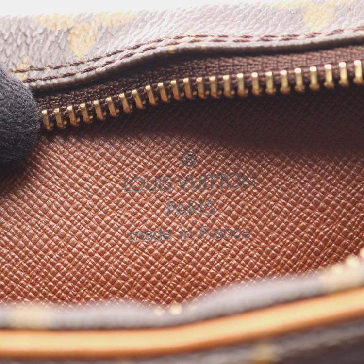 Pre Owned Louis Vuitton Amazon Shoulder Bag  Monogram Canvas Leather Brown