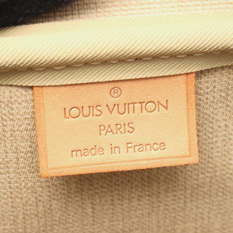 Pre Owned Louis Vuitton Deauville Bowling Vanity Handbag  Monogram Canvas