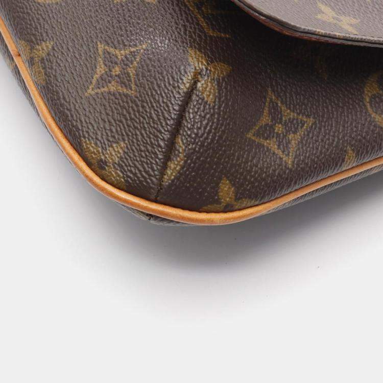 Pre Owned Louis Vuitton Musette Tango Short Shoulder Bag  Monogram Canvas