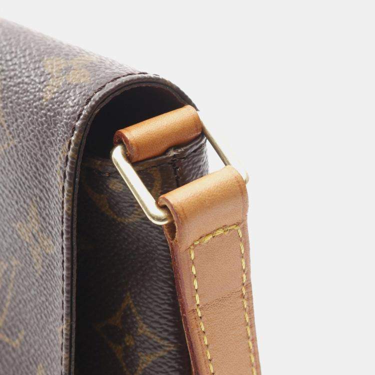 Pre Owned Louis Vuitton Musette Tango Short Shoulder Bag  Monogram Canvas