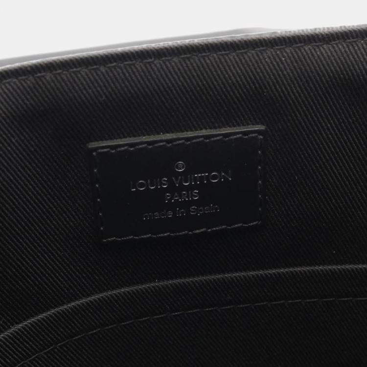 Pre Owned Louis Vuitton District Pm Nm Damier Graphite