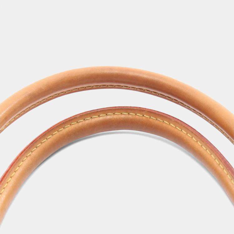 Pre Owned Louis Vuitton Tivoli Gm Handbag  Monogram Canvas Leather Brown