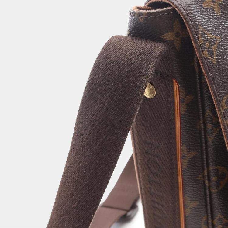 Pre Owned Louis Vuitton Messenger Barbour Mm Shoulder Bag  Monogram Canvas