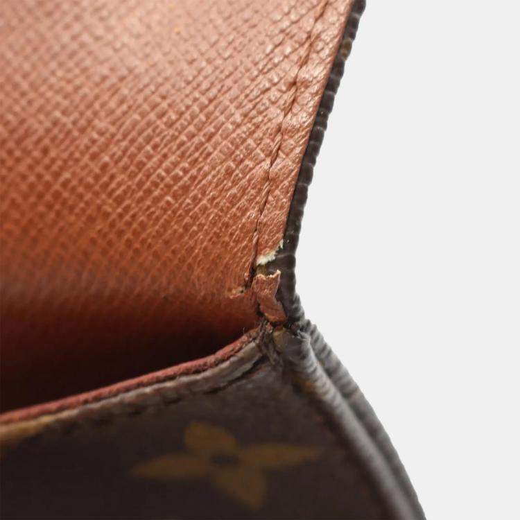 Pre Owned Louis Vuitton Cartouchiere Mm Crossbody Shoulder Bag  Monogram