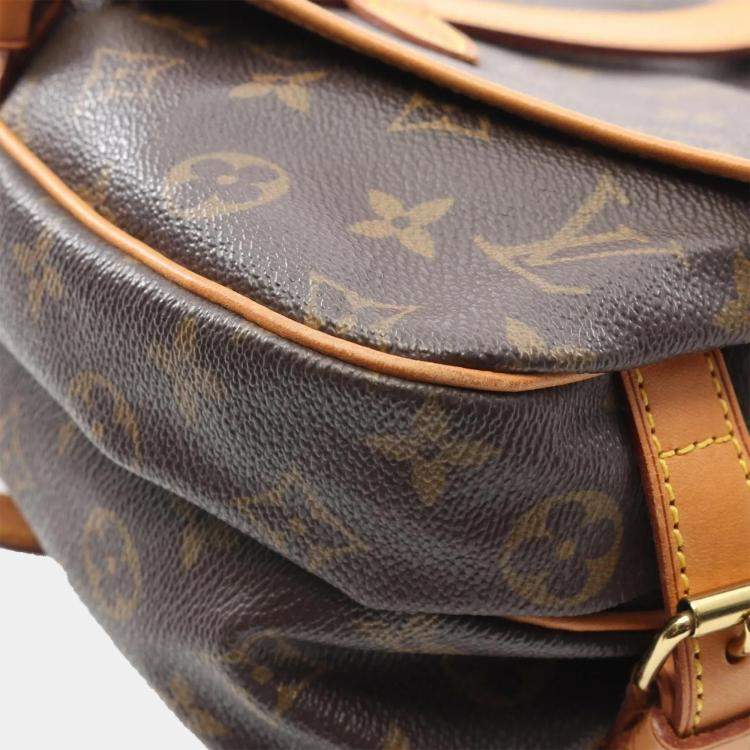 Pre Owned Louis Vuitton Saumur 30 Crossbody Shoulder Bag  Monogram Canvas