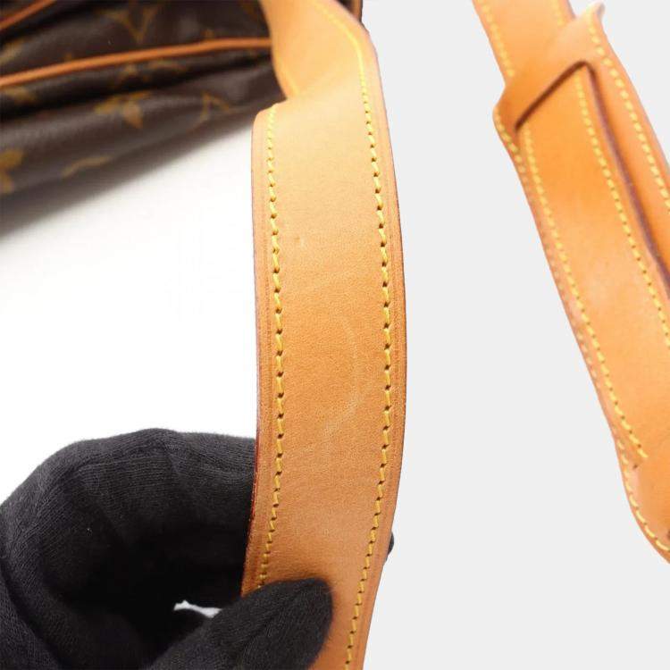 Pre Owned Louis Vuitton Samuel 35 Crossbody Shoulder Bag  Monogram Canvas