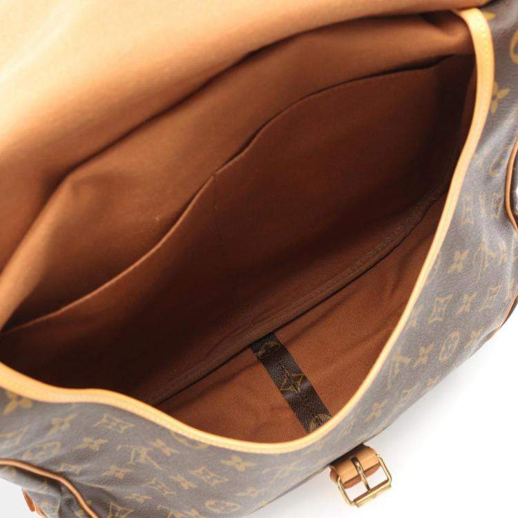 Pre Owned Louis Vuitton Samuel 35 Crossbody Shoulder Bag  Monogram Canvas