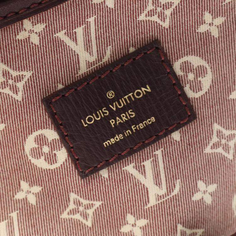 Pre Owned Louis Vuitton Saumur Pm Shoulder Bag  Monogram Canvas Bordeaux Sepia