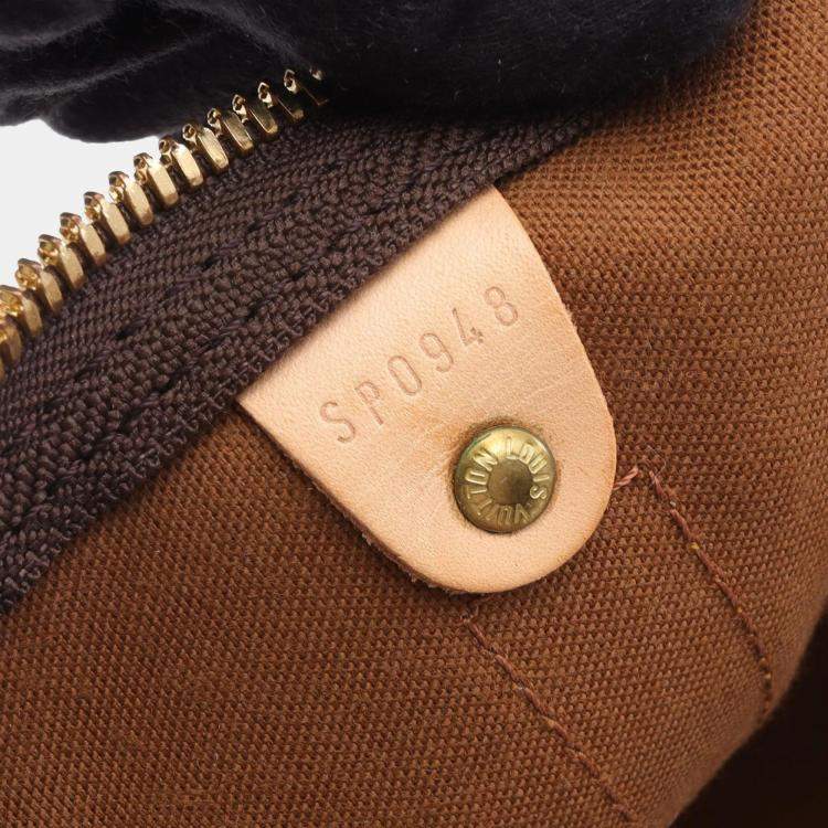 Pre Owned Louis Vuitton Keepall 55 Travel Handbag  Monogram Canvas