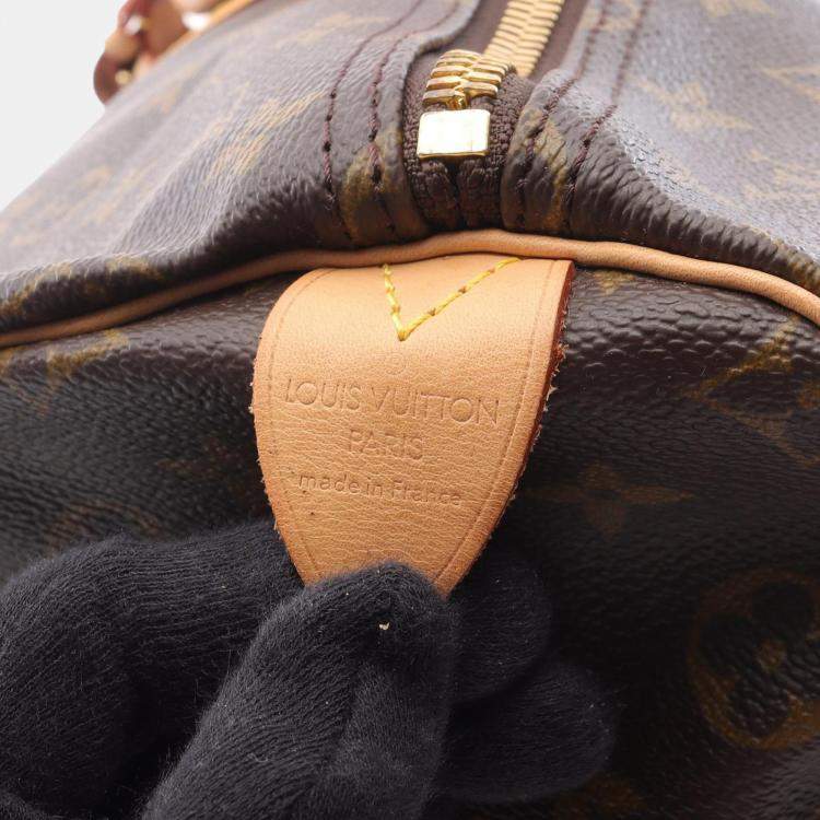 Pre Owned Louis Vuitton Keepall 55 Travel Handbag  Monogram Canvas