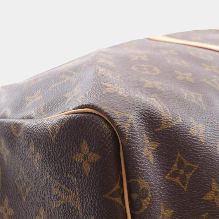Pre Owned Louis Vuitton Keepall 55 Travel Handbag  Monogram Canvas