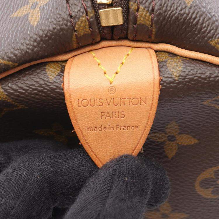 Pre Owned Louis Vuitton Keepall 55 Traveling Handbag  Monogram Canvas