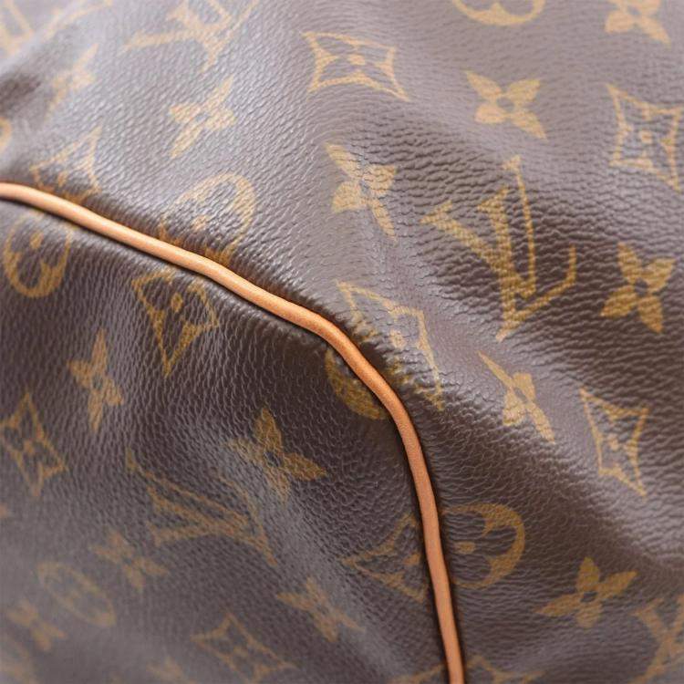 Pre Owned Louis Vuitton Keepall 55 Traveling Handbag  Monogram Canvas