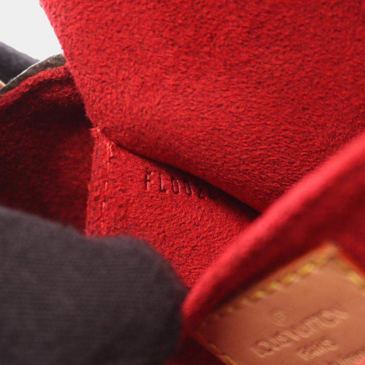 Pre Owned Louis Vuitton Tambourine Shoulder Bag  Monogram Canvas Brown