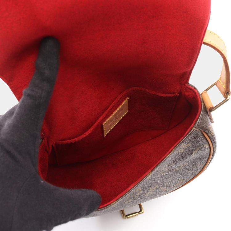 Pre Owned Louis Vuitton Tambourine Shoulder Bag  Monogram Canvas Brown