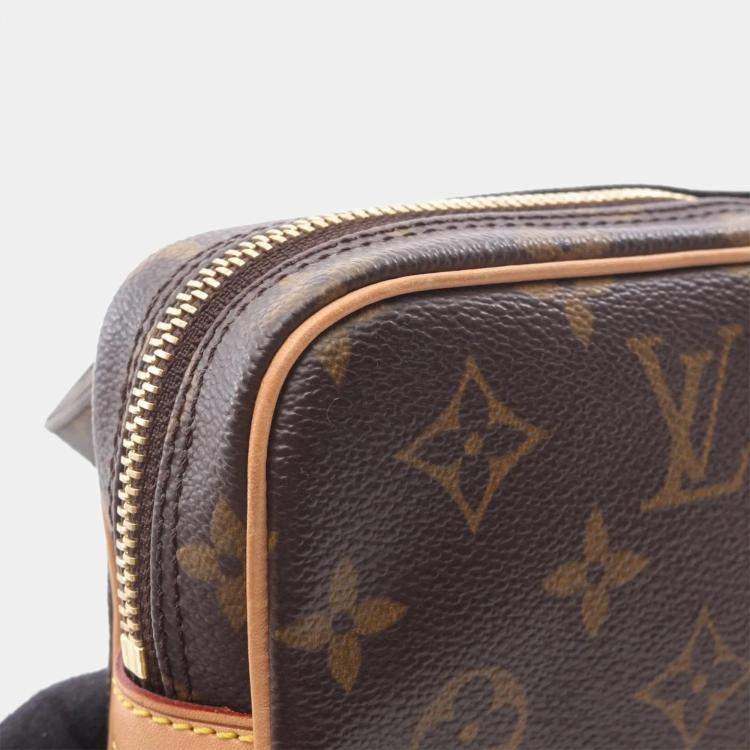Pre Owned Louis Vuitton Marly Bandouliere Shoulder Bag  Monogram Canvas