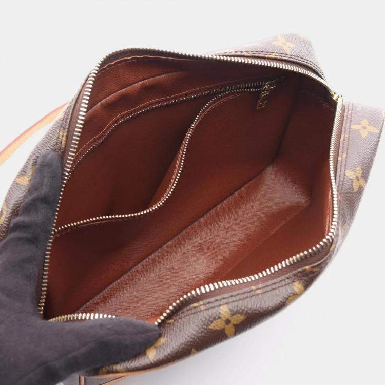 Pre Owned Louis Vuitton Trocadero 27 Brown Monogram Canvas Shoulder Bag
