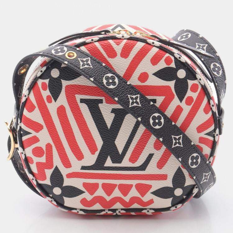 Pre Owned Louis Vuitton Crafty Boite Chapeau Souple Multicolor Monogram Giant Canvas Shoulder Bag