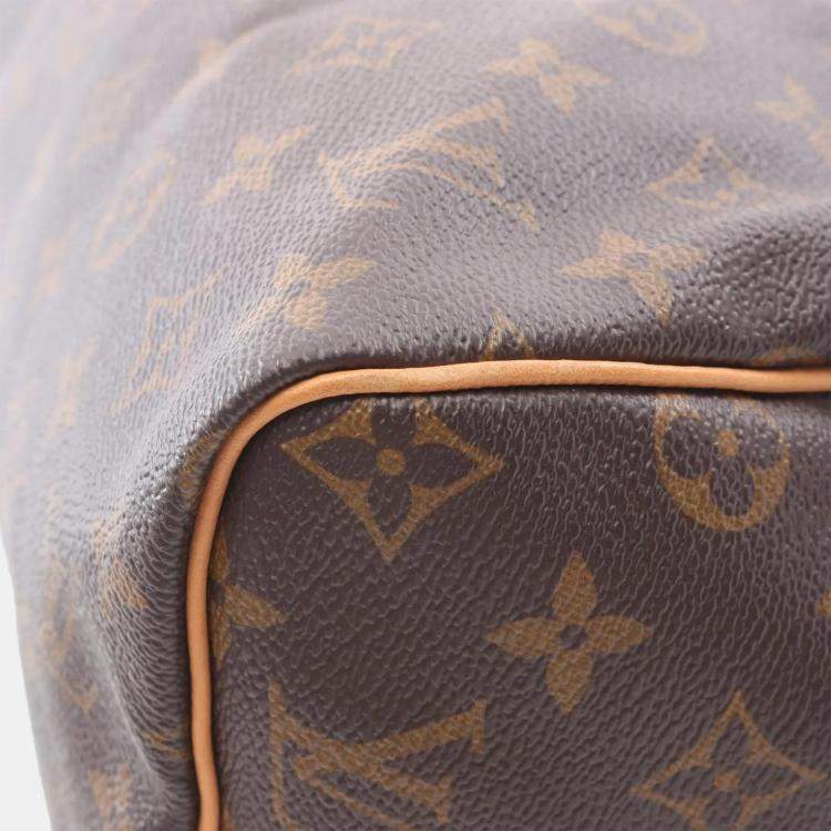Pre Owned Louis Vuitton Speedy Bandoulière 30 Brown Monogram Canvas 2Way Handbag