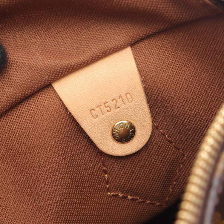 Pre Owned Louis Vuitton Speedy Bandoulière 30 Brown Monogram Canvas 2Way Handbag