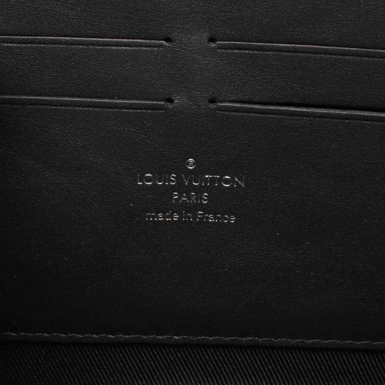Pre Owned Louis Vuitton Soft Trunk Wallet Black Monogram Leather Shoulder Bag