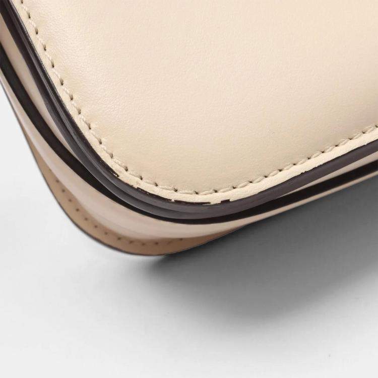 Pre Owned Louis Vuitton Pont Neuf Beige Leather Crossbody Shoulder Bag