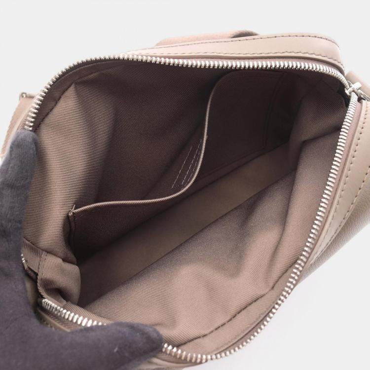 Pre Owned Louis Vuitton Fastline Messenger Brown Aerogram Leather Crossbody Shoulder Bag