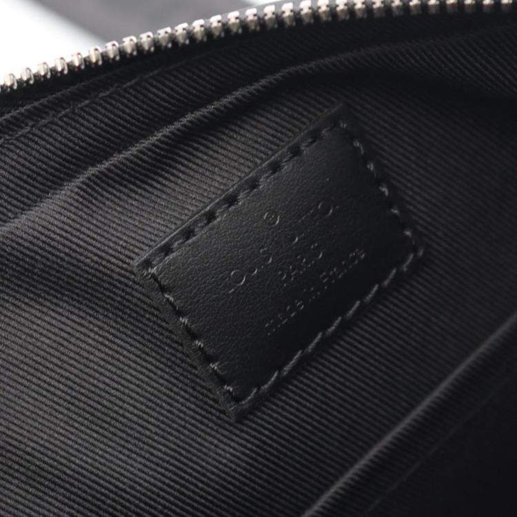 Pre Owned Louis Vuitton Trio Messenger Black/Grey Monogram Eclipse Bag