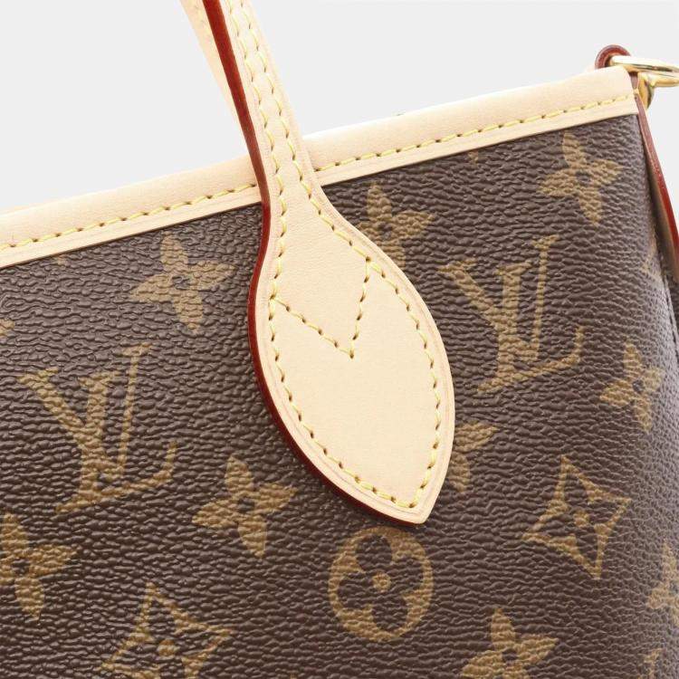 Pre Owned Louis Vuitton Neverfull BB Monogram Canvas Brown/Beige Shoulder Handbag