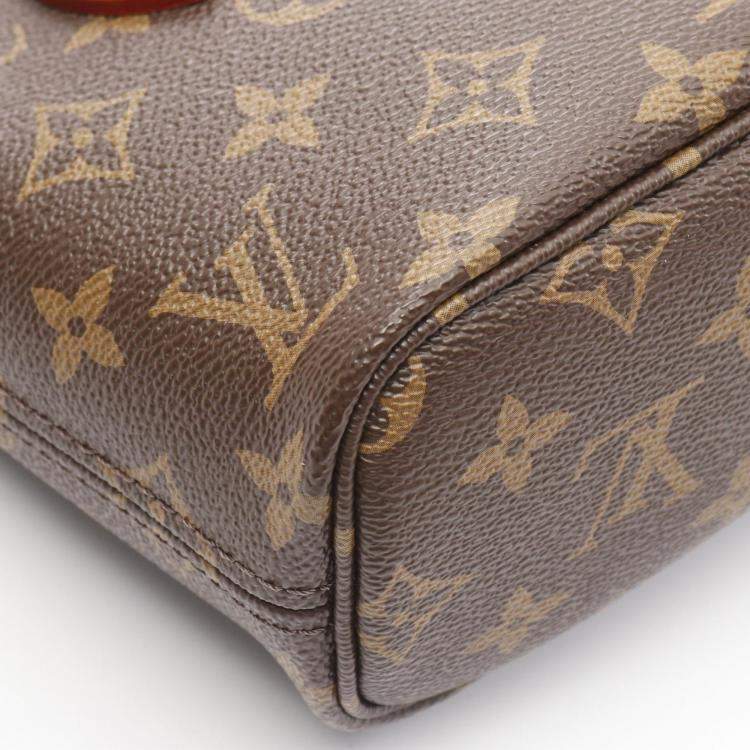 Pre Owned Louis Vuitton Neverfull BB Monogram Canvas Brown/Beige Shoulder Handbag