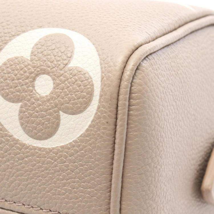Pre Owned  Louis Vuitton Speedy Bandoulière 20 Tourterelle Cream Leather Handbag
